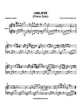 I Believe (Piano Solo) - My Sassy Girl_0001