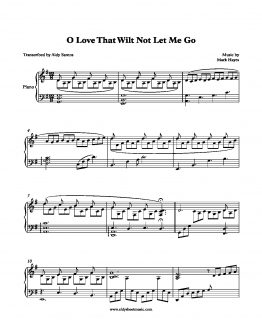 O Love That Wilt Not Let Me Go - Mark Hayes_0001