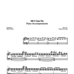 All I Can Do - Chantal Kreviazuk (Piano Accompaniment)