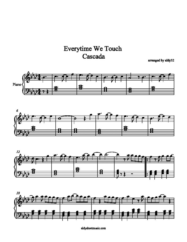 Everytime We Touch - Cascada