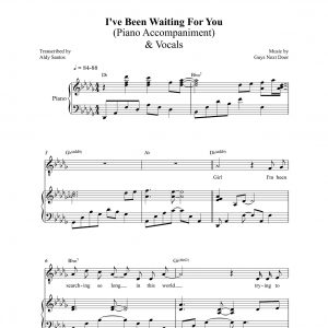 I've Been Waiting For You - Guys Next Door (Piano Accompaniment)