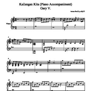 Kailangan Kita - Gary V. (Piano Accompaniment)