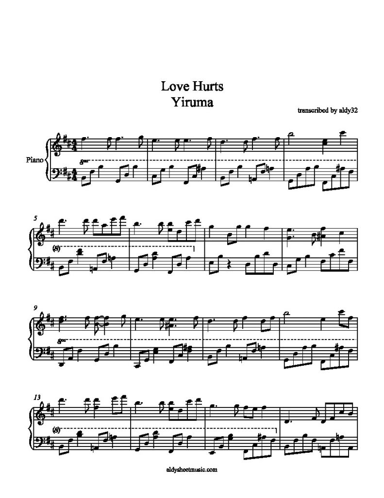 Love Hurts - Yiruma