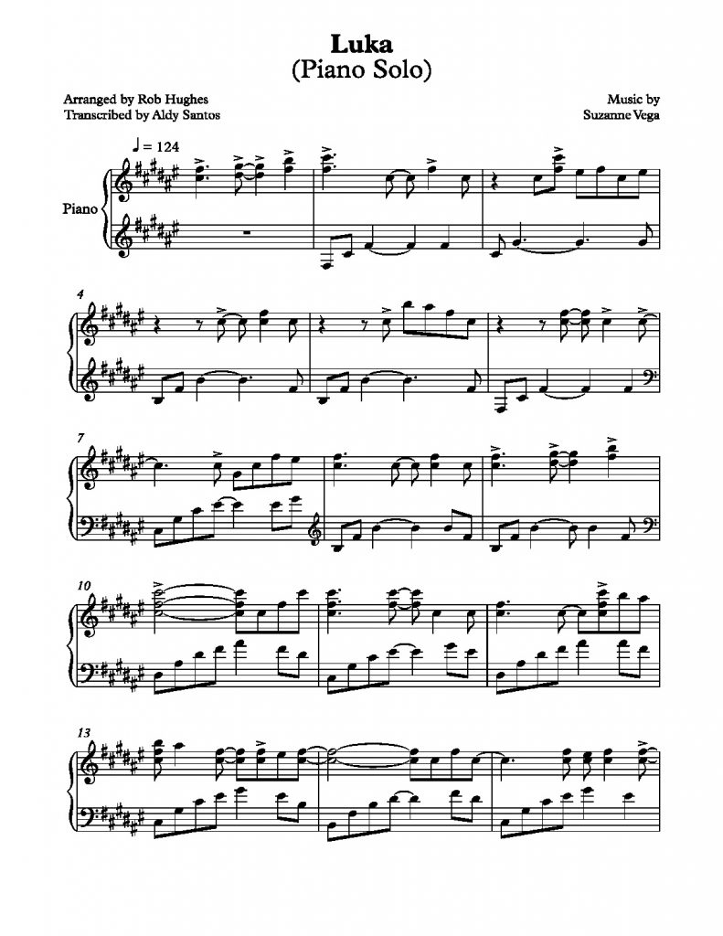 Luka - Suzanne Vega