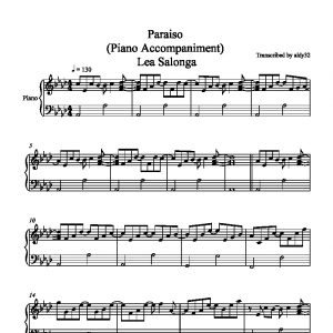 Paraiso - Lea Salonga (Piano Accompaniment)