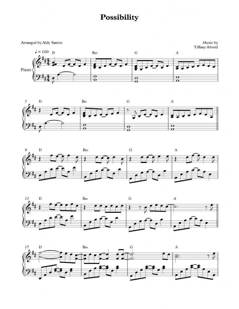 Possibility - Tiffany Alvord
