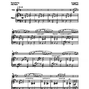 Rock of Ages, Cleft for Me - Cliff Duren (Violin & Piano)