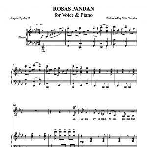 Rosas Pandan - Pilita Corrales (Piano & Voice)