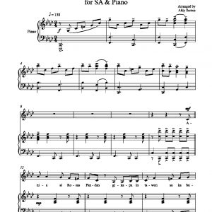 Rosas Pandan - Pilita Corrales (SA Choir & Piano)