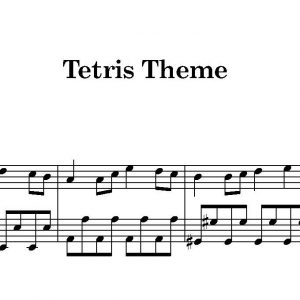 Tetris Theme (Late Beginner)