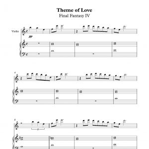 Theme of Love - Final Fantasy IV (Violin & Piano)