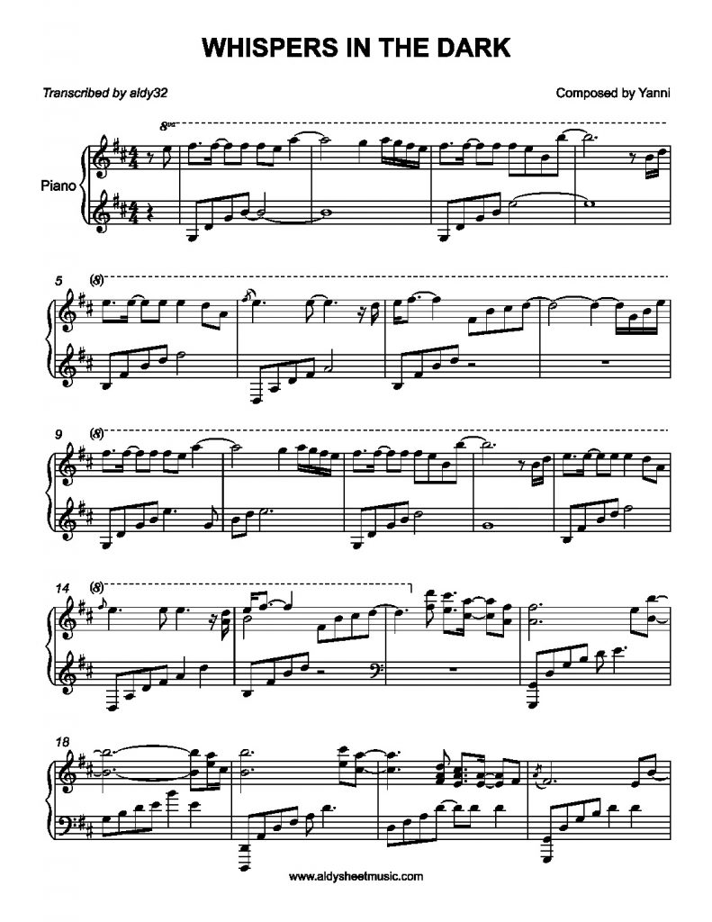 Whispers in the Dark - Yanni