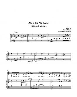 Akin Ka Na Lang - Morisette (Piano Accompaniment)_0001